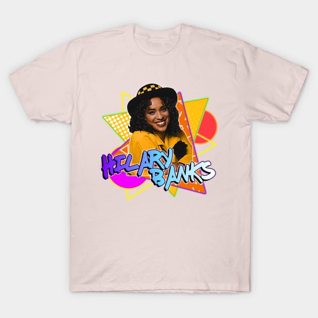 Hilary Banks // Fresh Prince Retro 90s FanArt T-Shirt by darklordpug